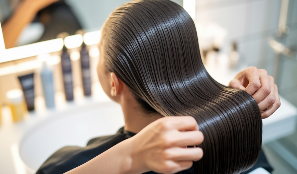 dos-cheveux-lisses-brillants-produits