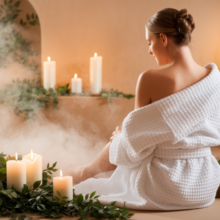 femme-dos-robe-bougies-vapeur