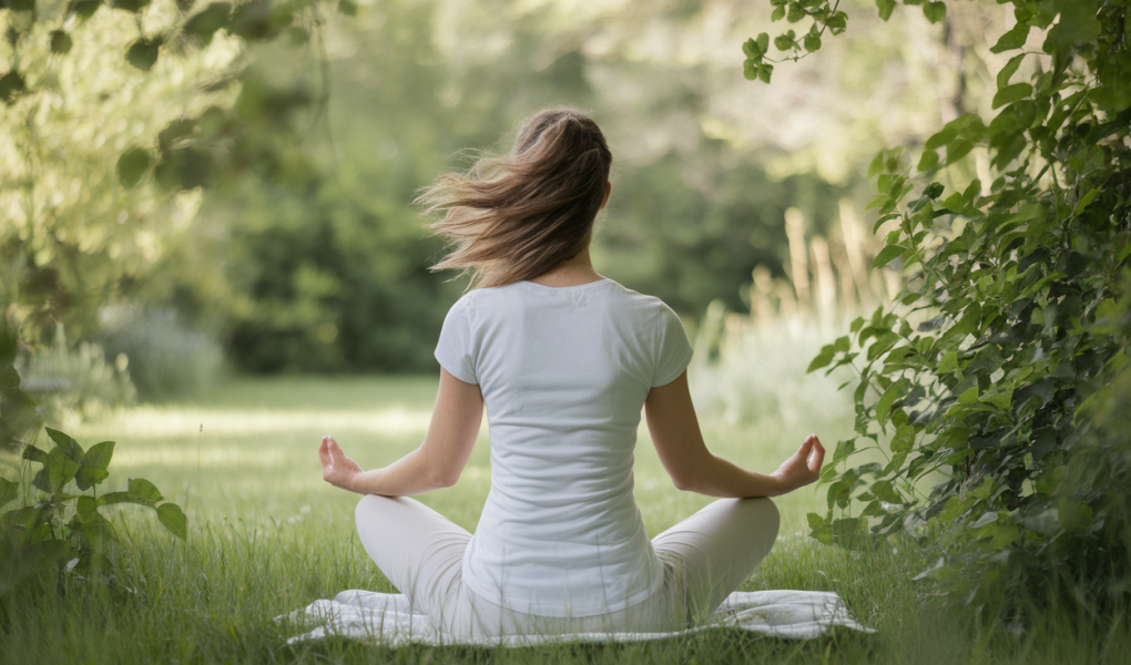 femme-jardin-medite-dos