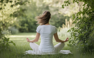 femme-jardin-medite-dos