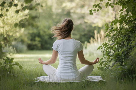 femme-jardin-medite-dos