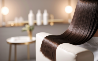 femme-silhouette-cheveux-brillants-salon-luxe