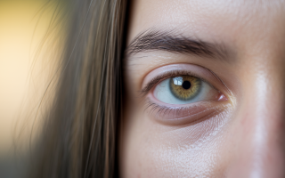 gros-plan-oeil-noisette-flou