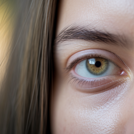 gros-plan-oeil-noisette-flou