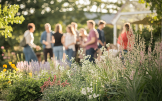 jardin-fleuri-personnes-soleil