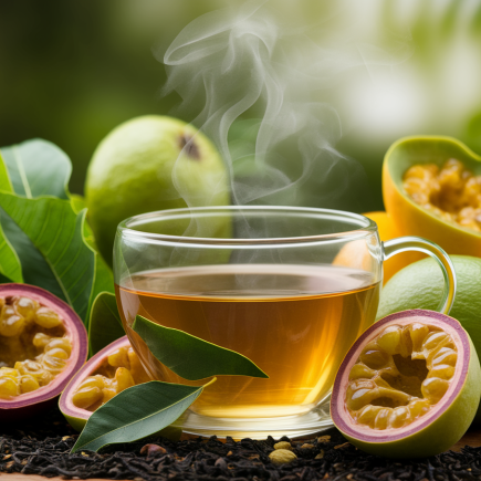 tasse-tisane-vapeur-fruits-tropicaux