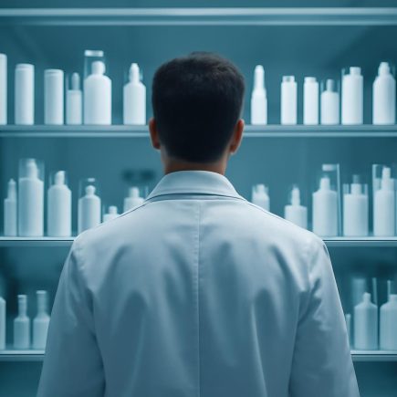 dermatologue-observant-produits-soin-peau