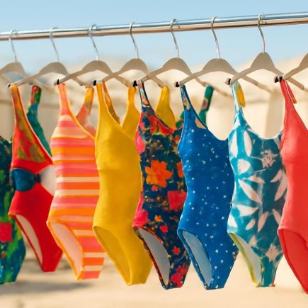etalage-maillots-bain-cintres-couleurs