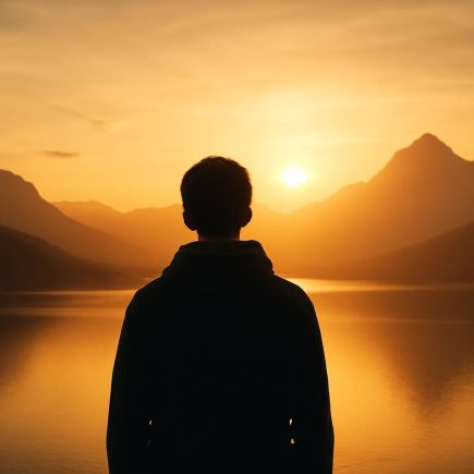 silhouette-personne-lever-soleil-paysage