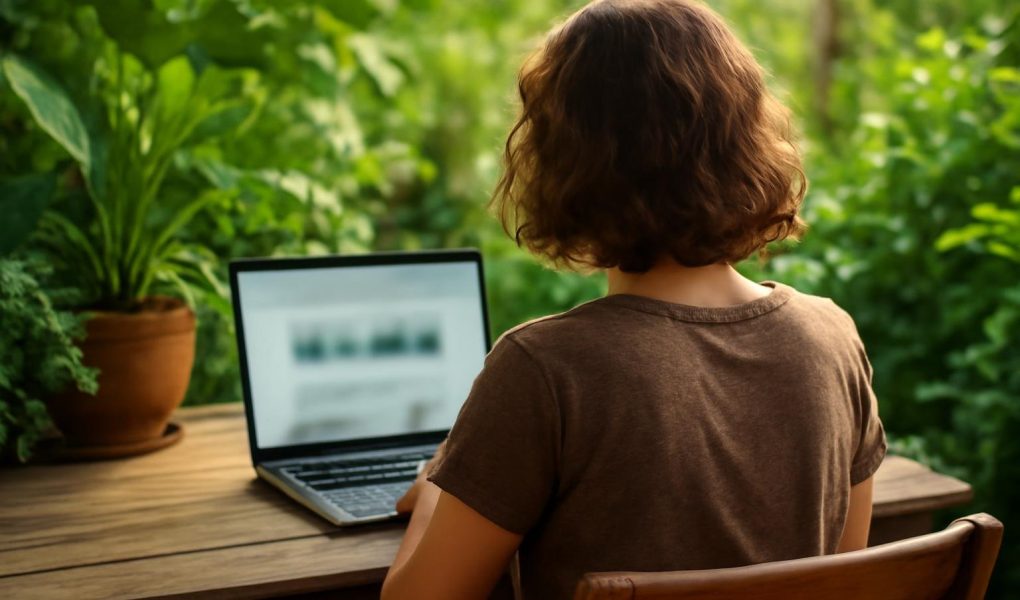 personne-table-portable-plantes-verdoyantes