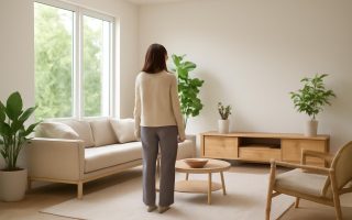 espace-vie-moderne-minimaliste-plantes