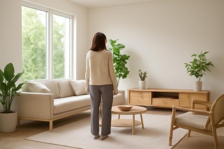 espace-vie-moderne-minimaliste-plantes