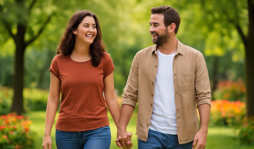 couple-main-dans-main-parc-verdoyant
